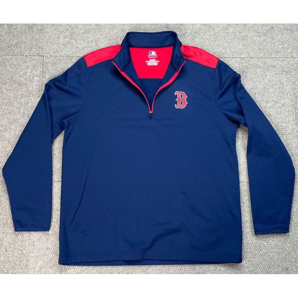 MLB‎ Genuine Merchandise Boston Red Sox Men's 1/4 Zip Pullover Size XL